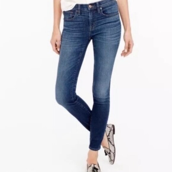 EUC Women's J. CREW Stretch Mid-rise Toothpick‎ Jeans | Size 31 - Picture 1 of 8